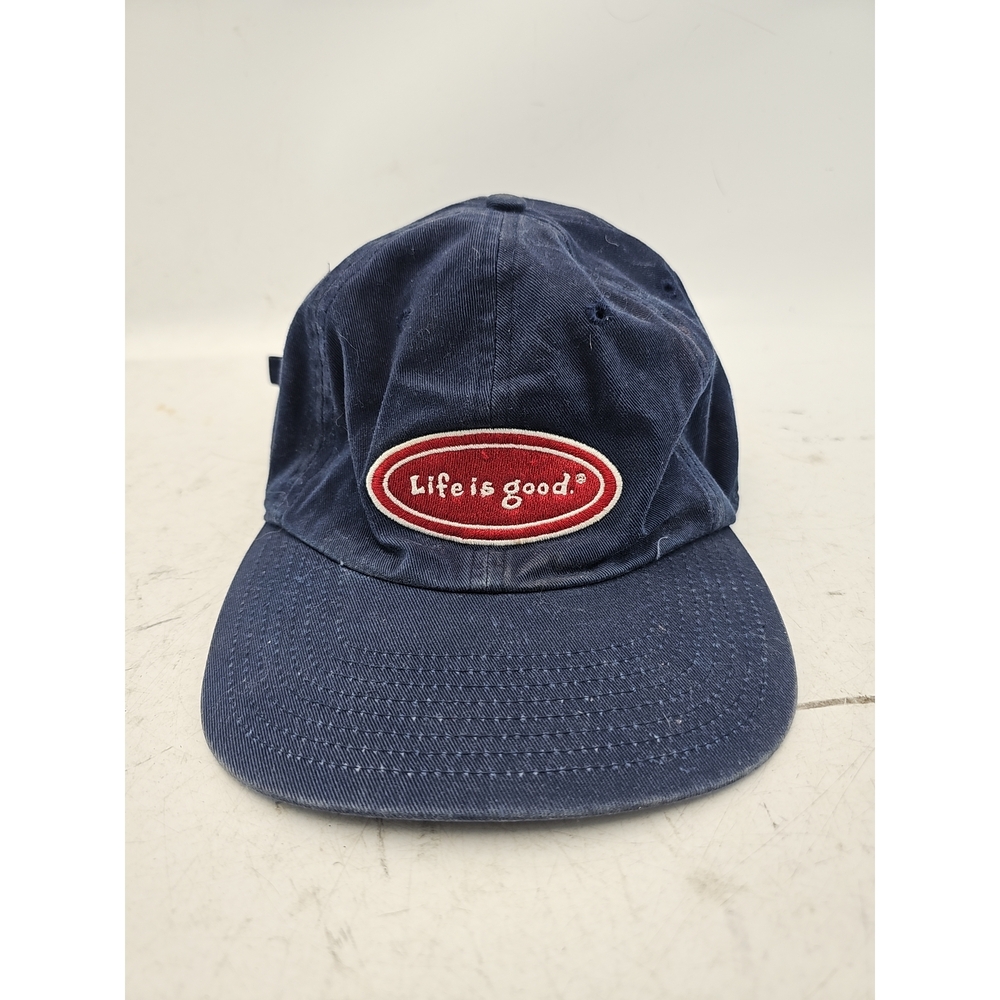 Life is Good Navy Blue Logo Baseball Cap